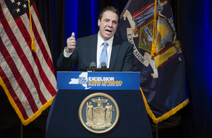 New York state Gov. Andrew Cuomo on Thursday announced that the state will give $3.7 million to the Onondaga County Water Authority to help it pay for its merger with the Metropolitan Water Board.